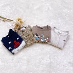 Girl's/80cm/Sweater/Floral Pattern/Tunic/Mickey Mouse/Disney/Cardigan