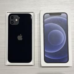 iPhone 12 ブラック 256GB 本体 美品 箱有り - メルカリ