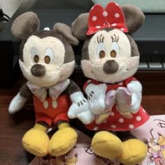 ナムコ限定　ミッキー&ミニー&プルート赤いほっぺマスコット～ワン！ダフルギフト～