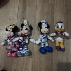 ディズニー ぬいぐるみバッジ 4個セットのサムネイル