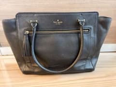 kate spade NEW YORK レザートートバッグ ブラックのサムネイル