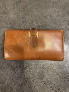 HERMES ベアン 長財布 ブラウンのサムネイル