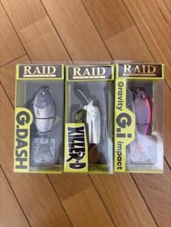 RAID ビッグベイト 3点セット G-DASH KILLER-D G.I. - メルカリ