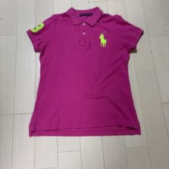 RALPH LAUREN ポロシャツ ピンク ネオンイエローのサムネイル