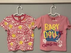 BABY DOLL 110 女の子 Tシャツ 2枚セットのサムネイル