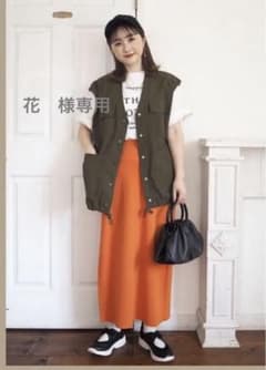 しまむら　Omi ナロースカート(オレンジ)のサムネイル