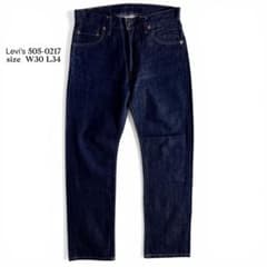 Levi's 505-0217 1960年 復刻 LVC 濃紺 デニム ジーンズ Levi's 505-0217 1960年 復刻 LVC 濃紺 デニム ジーンズ - メルカリ