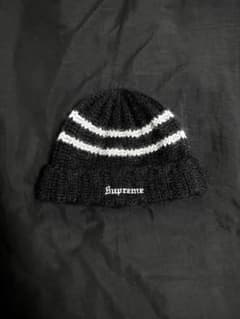 Supreme 2024 Brushed Stripe Beanie ニット帽のサムネイル