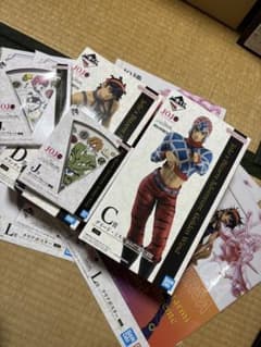 一番くじ　ジョジョの奇妙な冒険　GOLDENWIND  C賞ミスタD賞ナランチャのサムネイル
