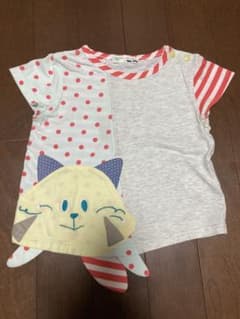ベイビーチアー　ねこさん　80 tシャツのサムネイル