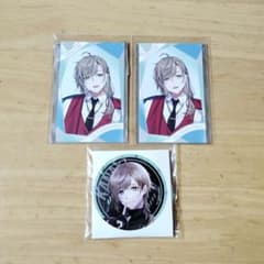 にじさんじ 叶 ChroNoiR 7周年 くじスクエア 缶バッジ ステッカー