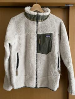 patagonia フリースジャケット ホワイト・オリーブのサムネイル