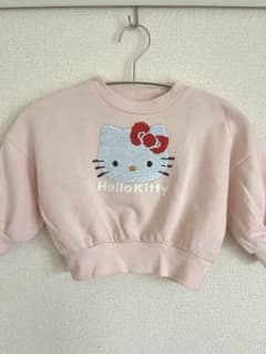 Hello Kitty クロップドトレーナー ピンクのサムネイル