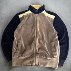 peakaboo Velour Track Jacket Y2K 00s L 헌옷