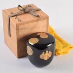 茶道具 蒔絵師 宗祥作 高台寺蒔絵 棗 共箱 V 9174 - メルカリ