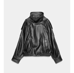 タグ付き新品★ZARAのフェイクレザージャケット★Lサイズ★ブラック色 ザラ フェイクレザー ジャケット 黒 L サイズ 新品タグ付け｜Yahoo