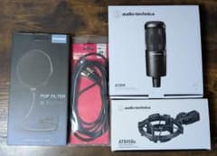 【最終値引き】AT2020 AT8458a 付属品セット オーディオテクニカ（audio-technica） audio-technica AT2020 +