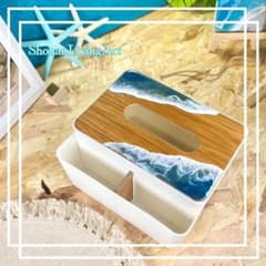 リモコン スマホ 収納 ラック  卓上 ティッシュボックス おしゃれ 海 ケースのサムネイル