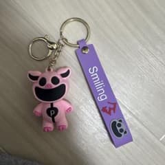 ピッグキャラクター ストラップ 笑顔のサムネイル
