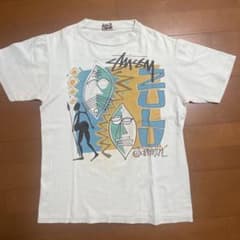 マ*サ様 80s Old. Stussy Zulu Tシャツ 仮面　ゾウリムシ マ*サ様 80s Old. Stussy Zulu Tシャツ 仮面 ゾウリムシ - メルカリ