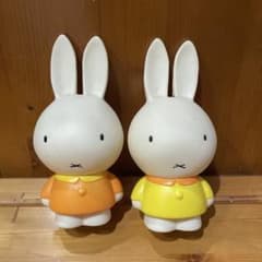 あさひ銀行　ミッフィー　カウンター用　ビッグ貯金箱　非売品 ミッフィー 貯金箱 あさひ銀行 2体セット 昭和レトロ ノベルティ