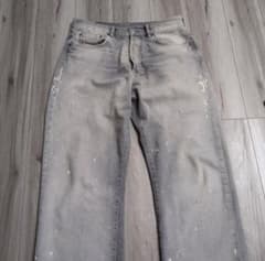 グレー ペイント加工 フレアデニム ＺＡＲＡ ストリート y2k SWAGのサムネイル