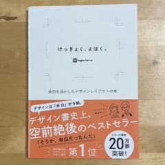けっきょく、よはく。余白を活かしたデザインレイアウトの本のサムネイル