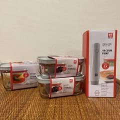 ZWILLING 真空保存容器セット 3個とポンプのサムネイル