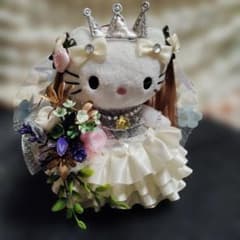 hello Kitty vintagハローキティ ウェディングドレス ぬいぐるみ