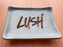 LUSH ソープディッシュ ブルー 新品未使用のサムネイル