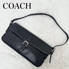 OLD COACH コーチ ワンショルダーバック スクエア 本革 ブラック OLD COACH コーチ ワンショルダーバック スクエア 本革 ブラック