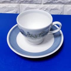 ☆ウェッジウッド☆カップ&ソーサー☆グレンミスト☆黒壺☆リーシェイプ☆1客☆