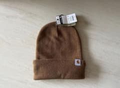 Carhartt 니트 모자 브라운 비니