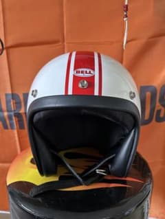 BELL 500-TX Jジェットヘルメット ホワイト レッド未使用サイズL