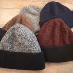 sunsea 12AW カシミアリバーシブルニットキャップのサムネイル
