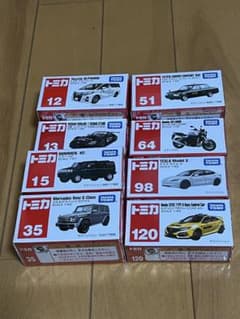 トミカ ミニカー 8台セット まとめ売り - メルカリ