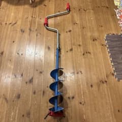 アイスドリル　ワカサギ　氷上のサムネイル