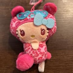 ハローキティ ヒョウ柄 ぬいぐるみ マスコットのサムネイル