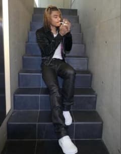 STRAPPED STRAIGHT oil pants goar.archiveのサムネイル
