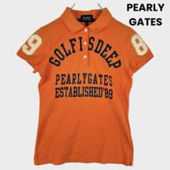 PEARLY GATES オレンジ ポロシャツ ゴルフウェア 半袖 0サイズ - メルカリ