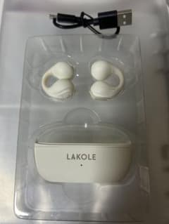 【美品】LAKOLE 耳を塞がないイヤホン 空気伝導 ワイヤレスイヤホンのサムネイル
