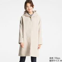 値下げ WOMEN ウールブレンドビッグシルエットフーデットコート

3XLのサムネイル