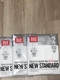 B.V.D. クールネックシャツ　Mサイズ 2枚入り　3組のサムネイル