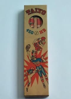 Showa-era pencils, TAIYO, 1 dozen, football/rugby, elementary school/memories/children