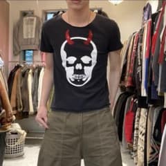 Lucien Pellat-Finet グランジ y2k 髑髏 ロゴ Tシャツ - メルカリ