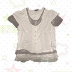 ウィッシュコア ドット レース レイヤードトップスのサムネイル