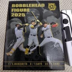 美品】阪神タイガース 佐藤輝明 ボブルヘッドフィギュア 2025 藤浪