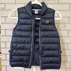 PETIT BATEAU ダウンベスト 140cm ネイビーのサムネイル