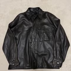 ロエベ　レザージャケット　ダークブラウン　48 L ロエベ レザージャケット ダークブラウン 48 L - メルカリ