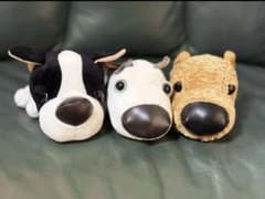 THE DOG ぬいぐるみ 3体セット　アミューズメント景品　平成レトロ　レアのサムネイル